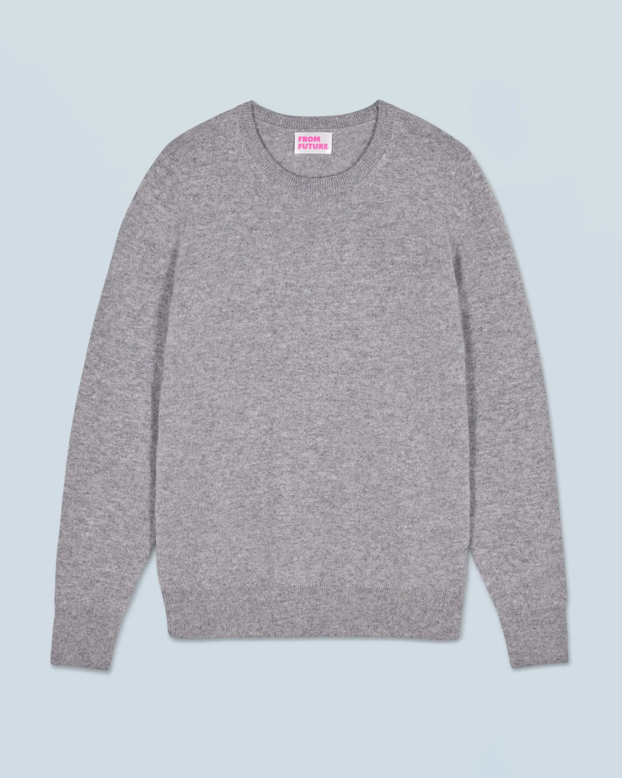FROM FUTURE Pullover Scollo tondo Basic Grigioericascuro Shop