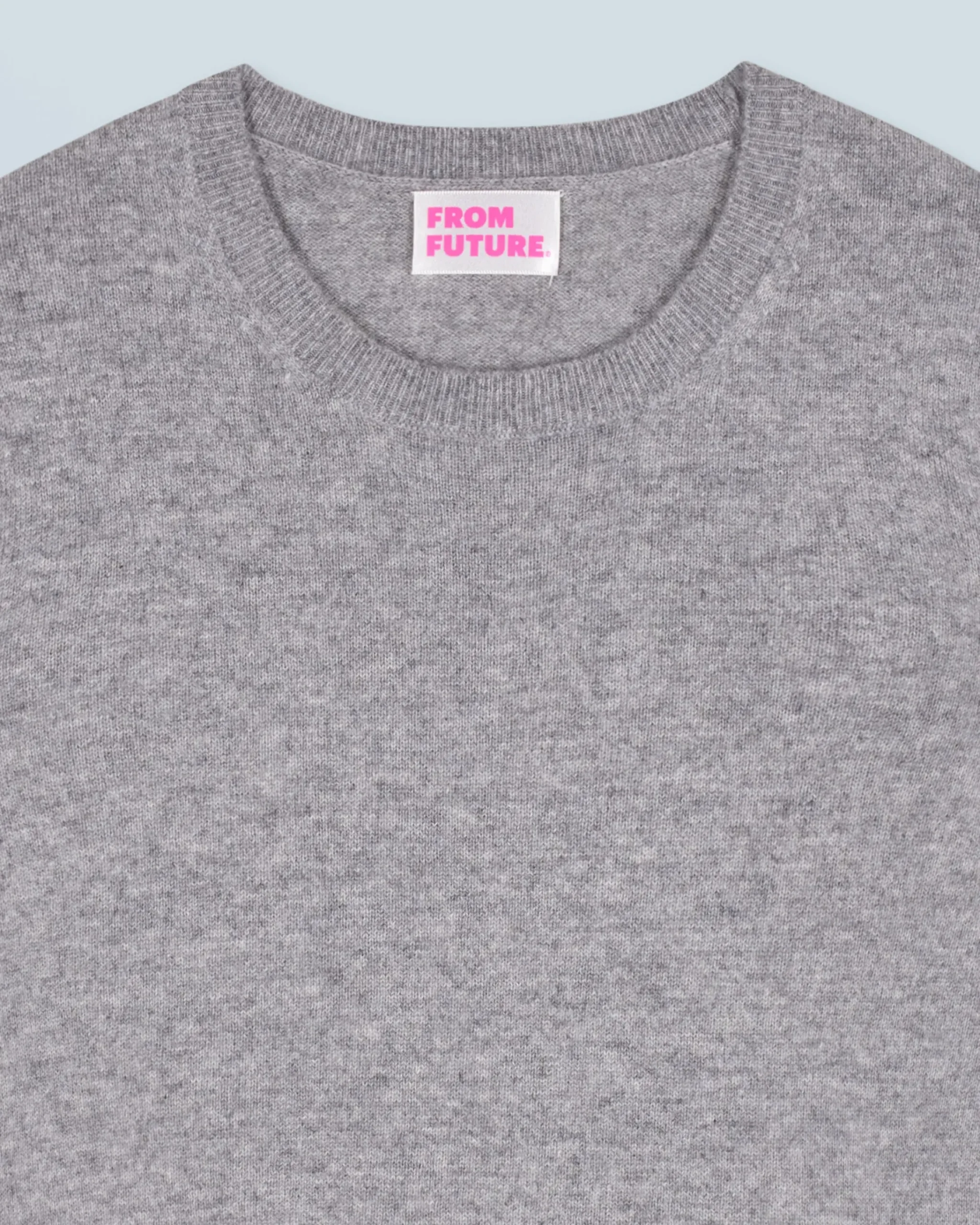 FROM FUTURE Pullover Scollo tondo Basic Grigioericascuro Shop