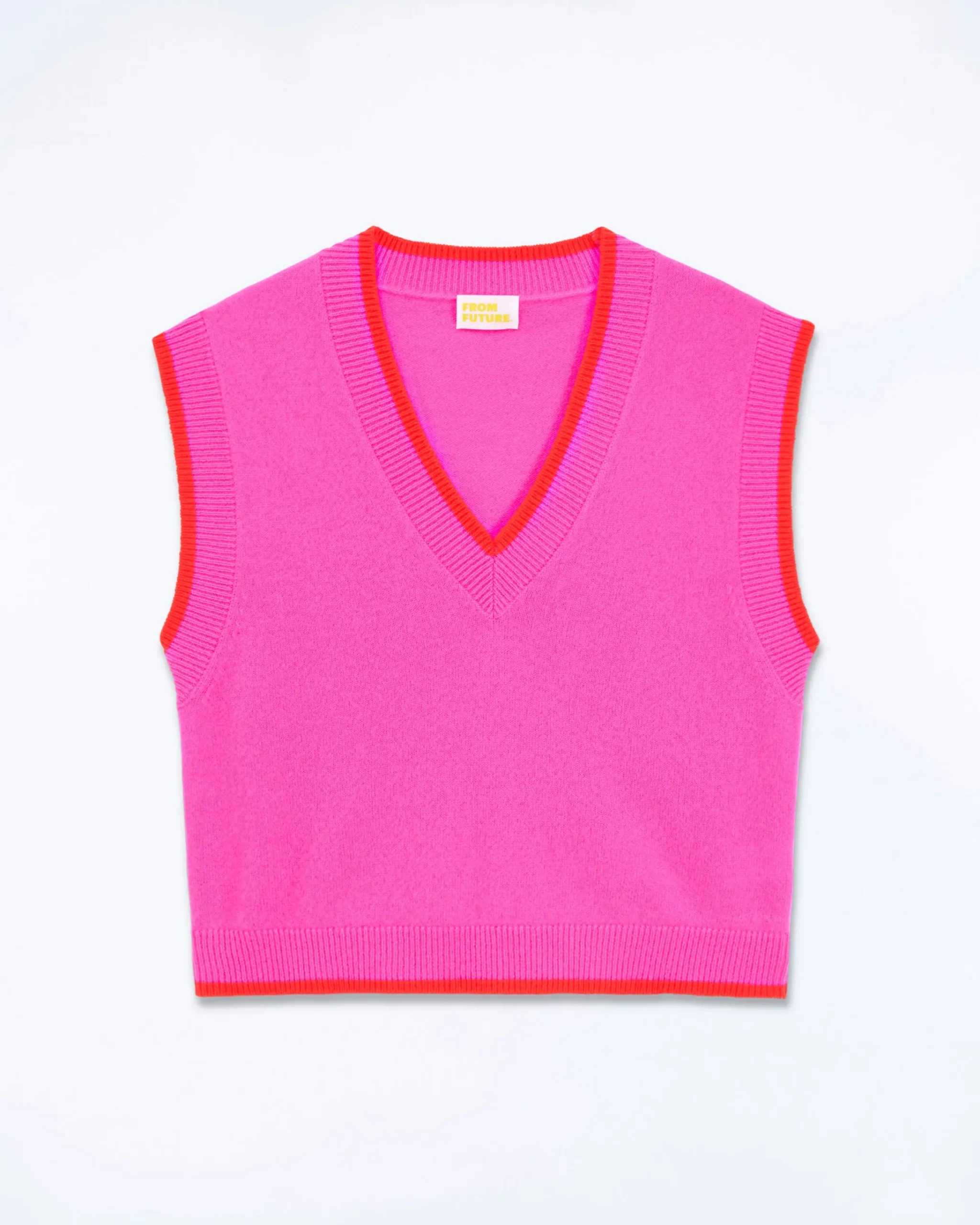 FROM FUTURE Pullover Senza maniche Bicolore TropicalPink Discount