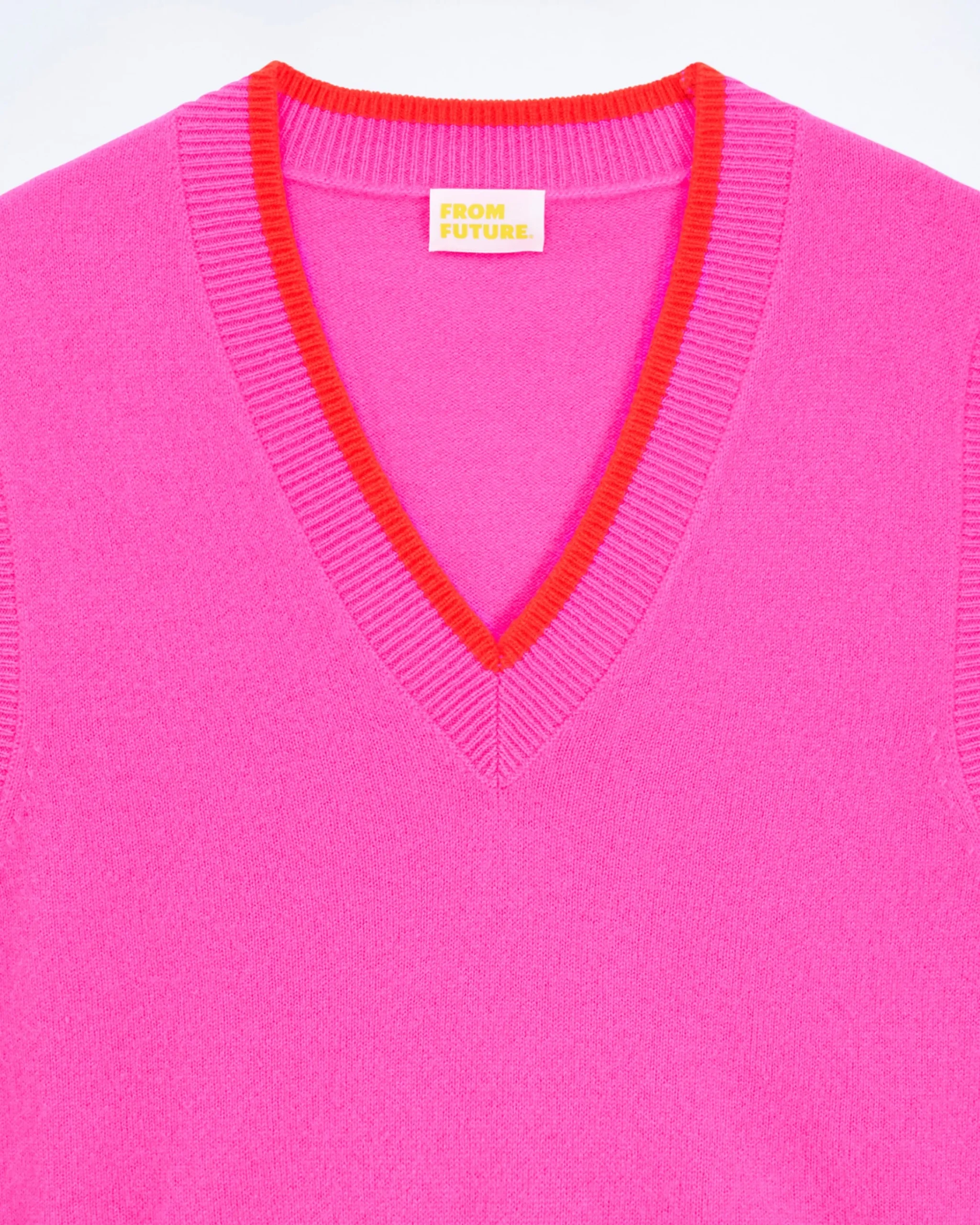FROM FUTURE Pullover Senza maniche Bicolore TropicalPink Discount