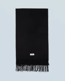 FROM FUTURE Sciarpa con frange Nero Flash Sale