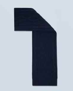 FROM FUTURE Sciarpa con frange A Maglia a trecce MarinaMilitare Flash Sale