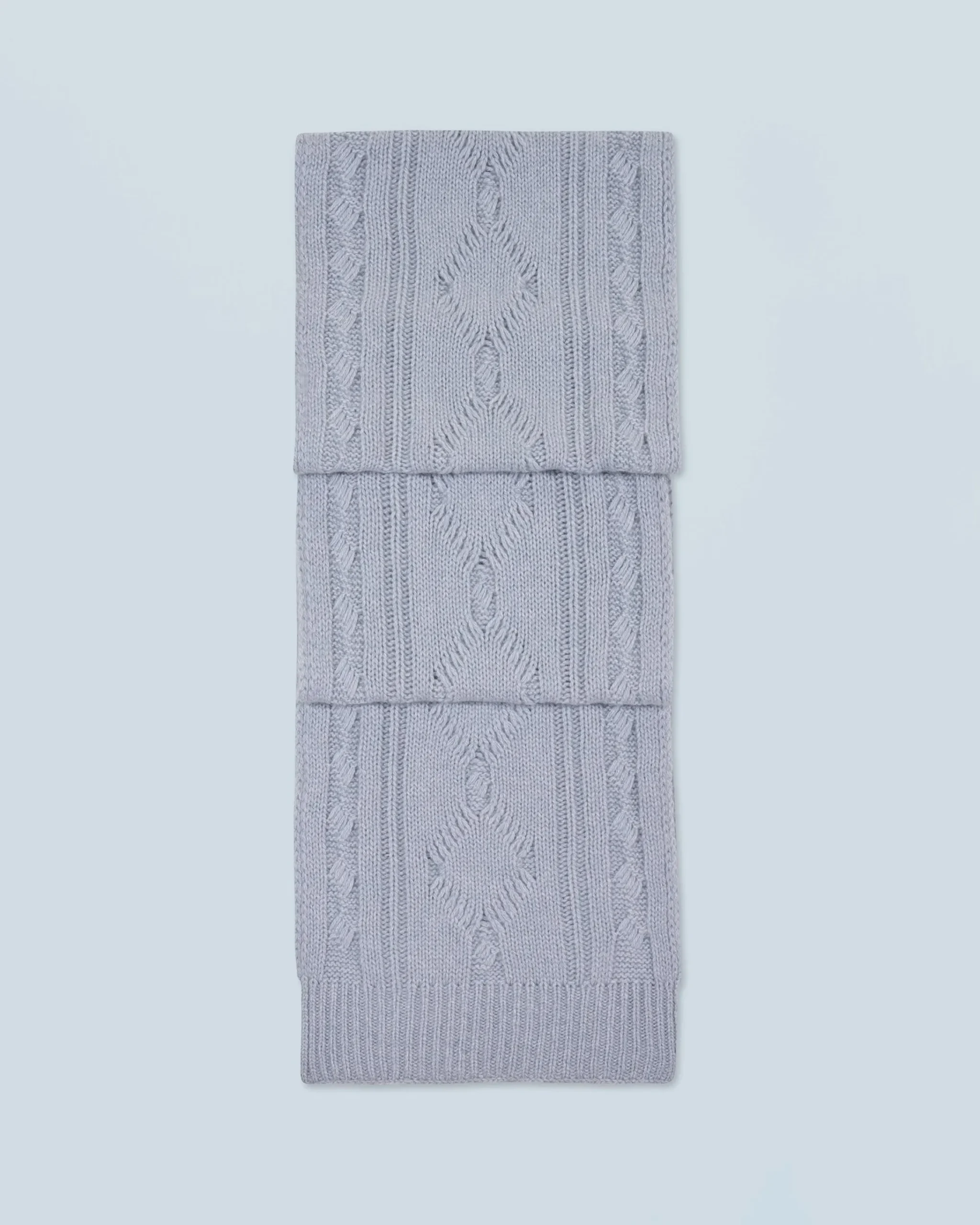 FROM FUTURE Sciarpa con frange A Maglia a trecce GrayStone Online
