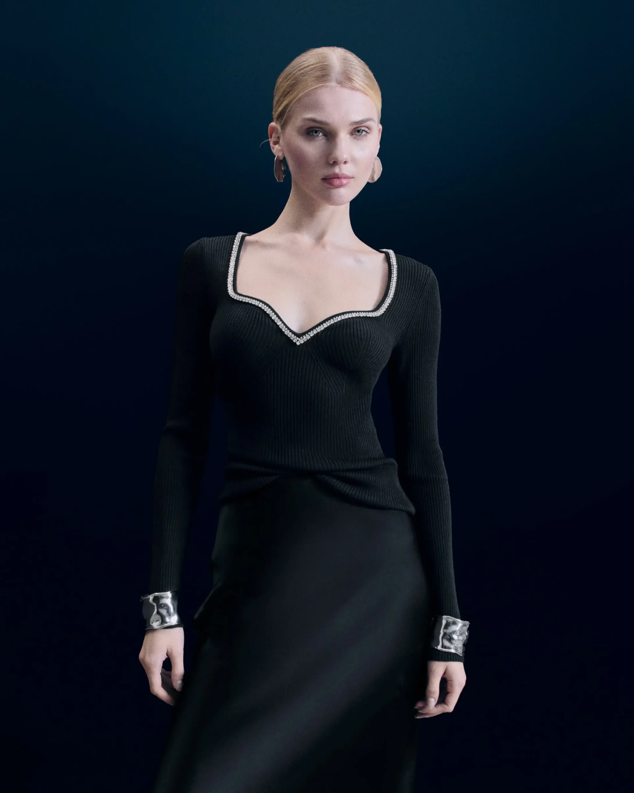 FROM FUTURE Top Maniche lunghe Nero Store