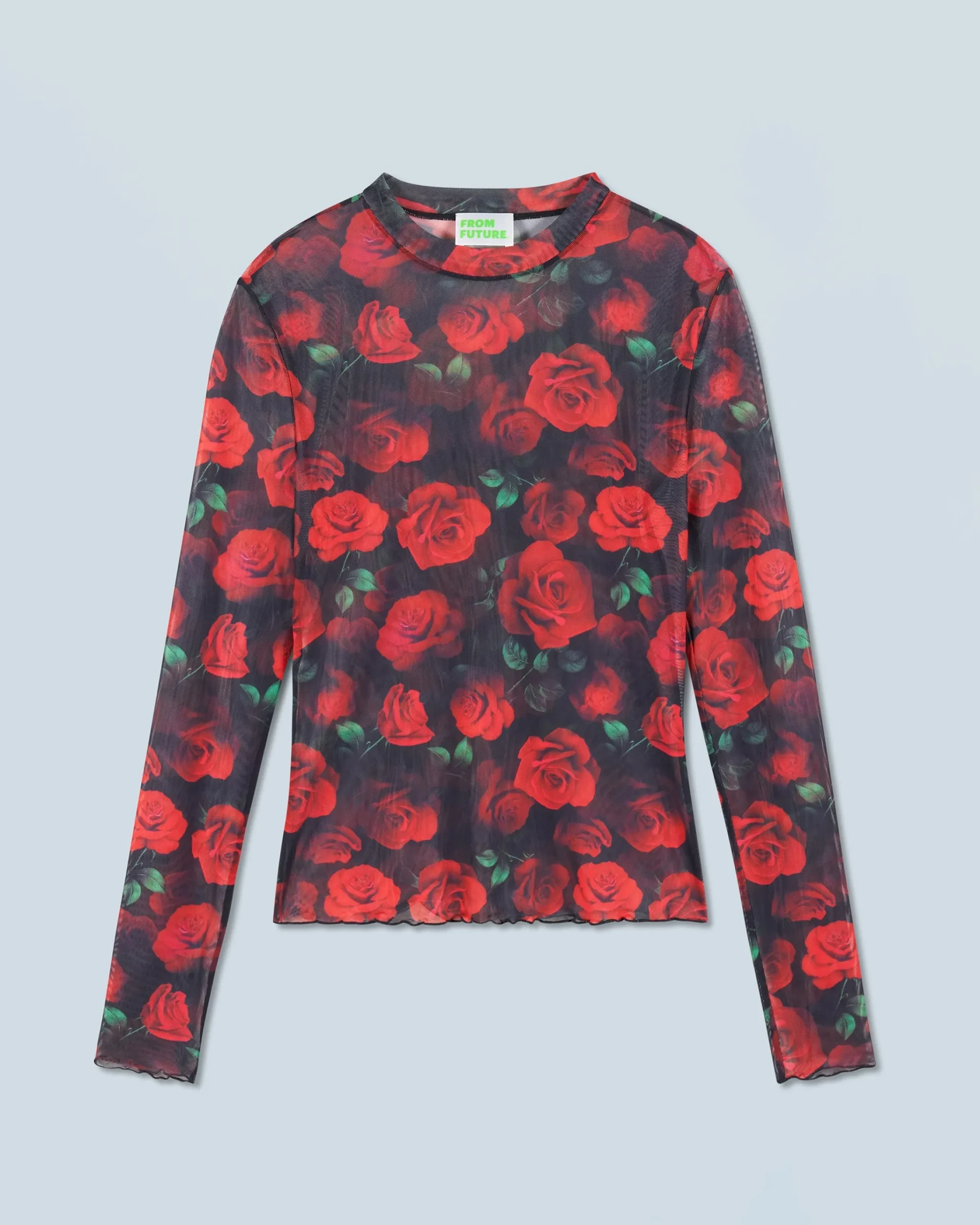 FROM FUTURE Top Maniche lunghe Mesh PassionateRose Online