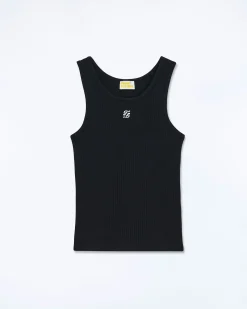 FROM FUTURE Top Spallina Nero Outlet