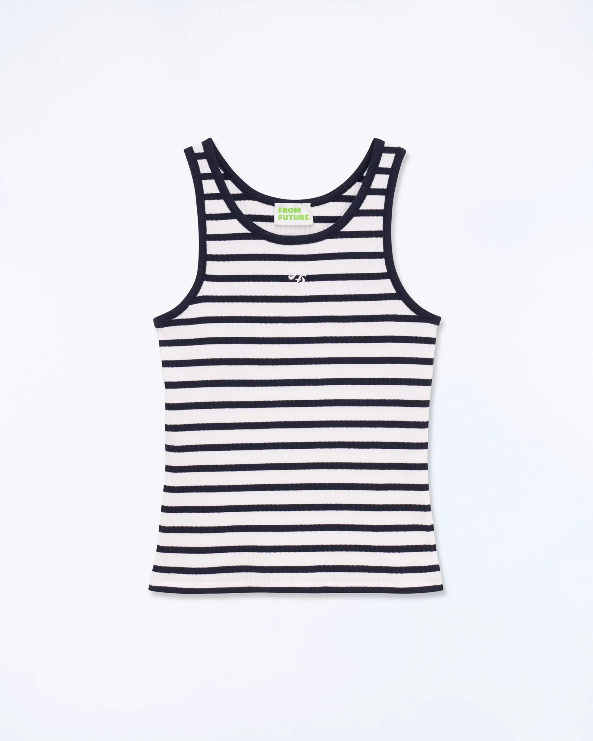FROM FUTURE Top Spallina Ecru/blumarino Flash Sale