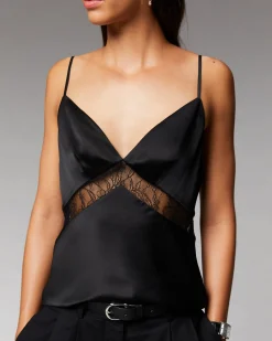 FROM FUTURE Top Spallina Pizzo Nero Discount