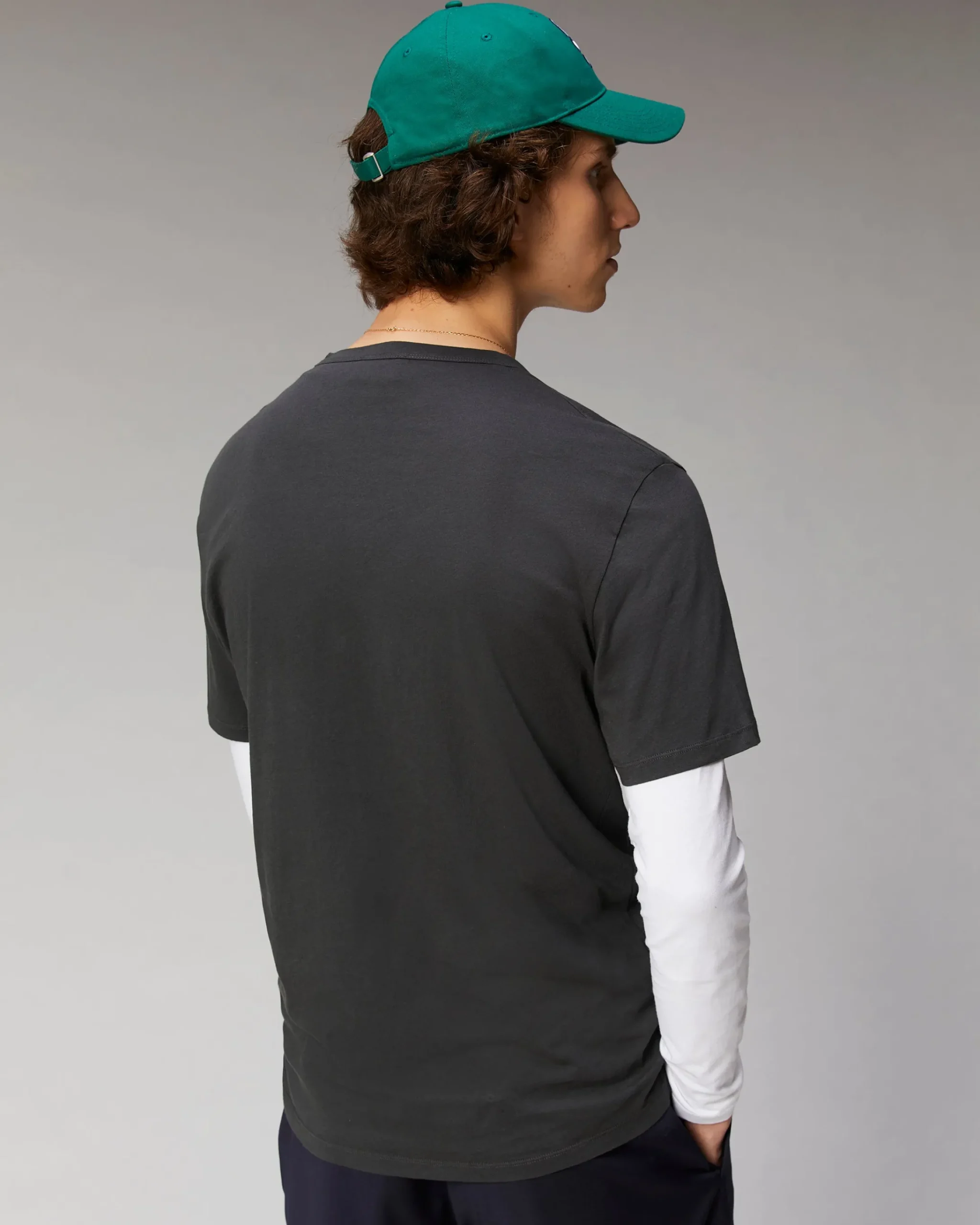 FROM FUTURE T-Shirt Girocollo Maniche Corte Basic Grigioantracite Clearance