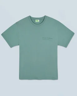 FROM FUTURE T-shirt Scollo tondo Creative Division WashedGreenAlmond Discount