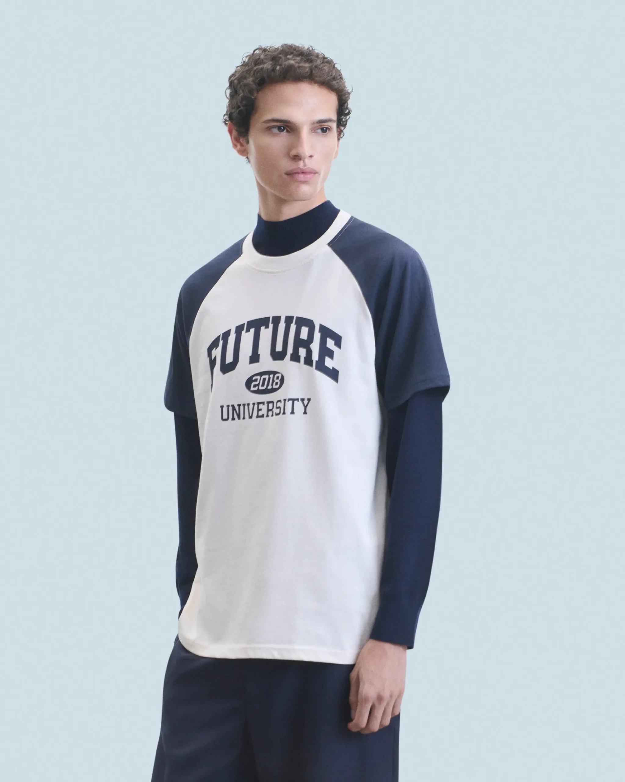 FROM FUTURE T-Shirt Scollo tondo Maniche corte Future University Sabbiadeldeserto Best Sale