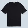 FROM FUTURE T-Shirt Scollo tondo Maniche corte Nero Hot