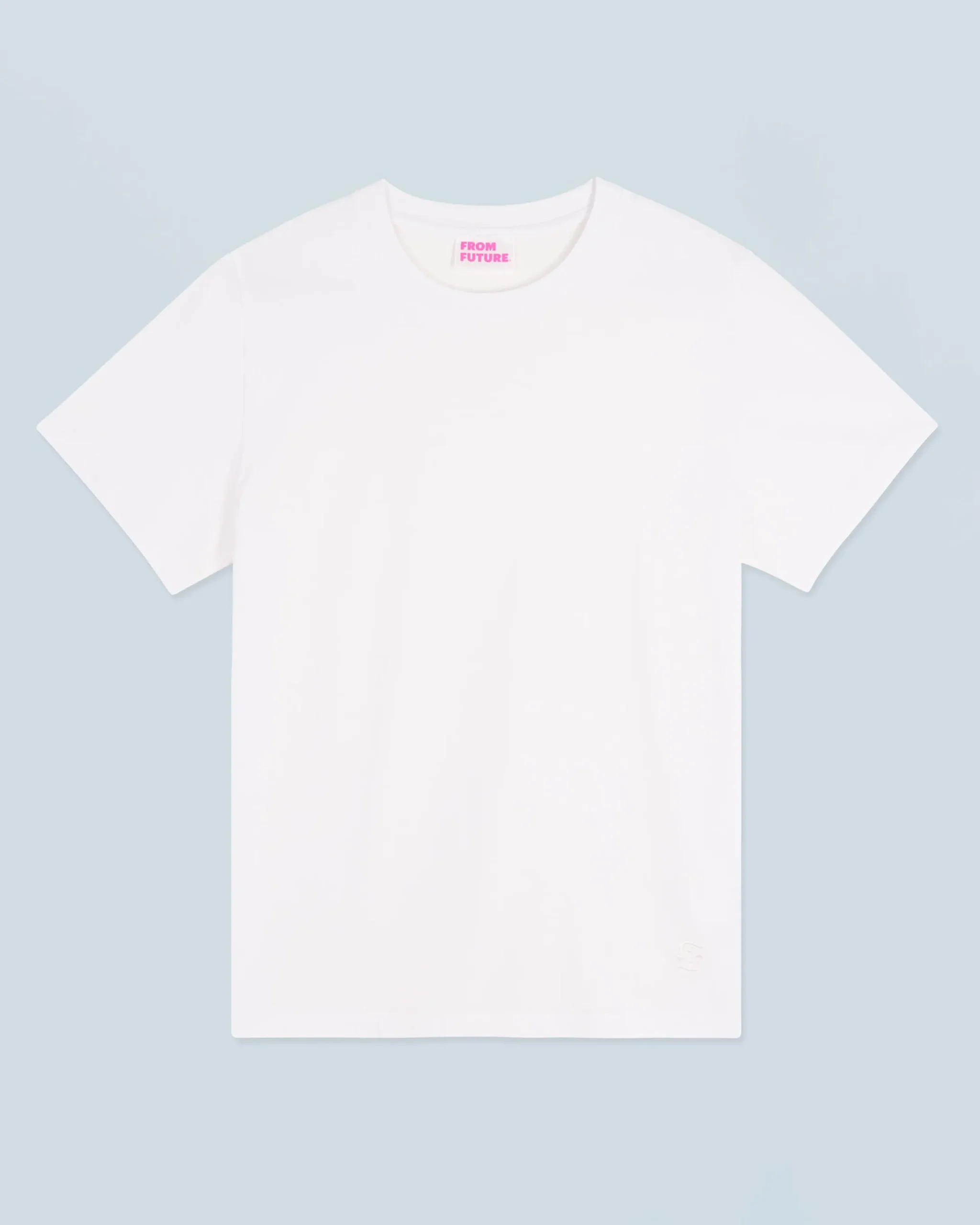 FROM FUTURE T-Shirt Scollo tondo Maniche corte Bianco Flash Sale
