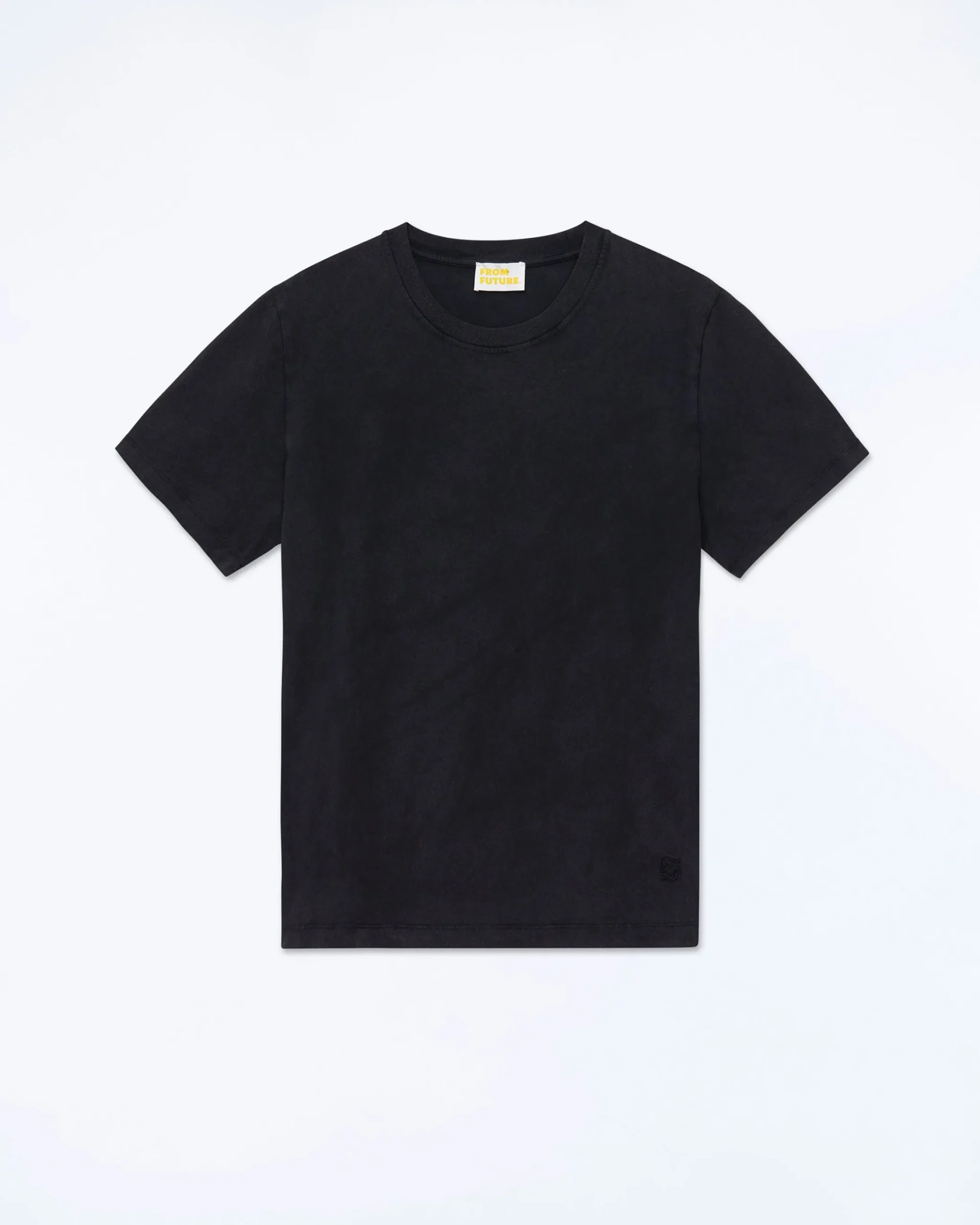 FROM FUTURE T-Shirt Scollo tondo Maniche corte Nerolavato Sale