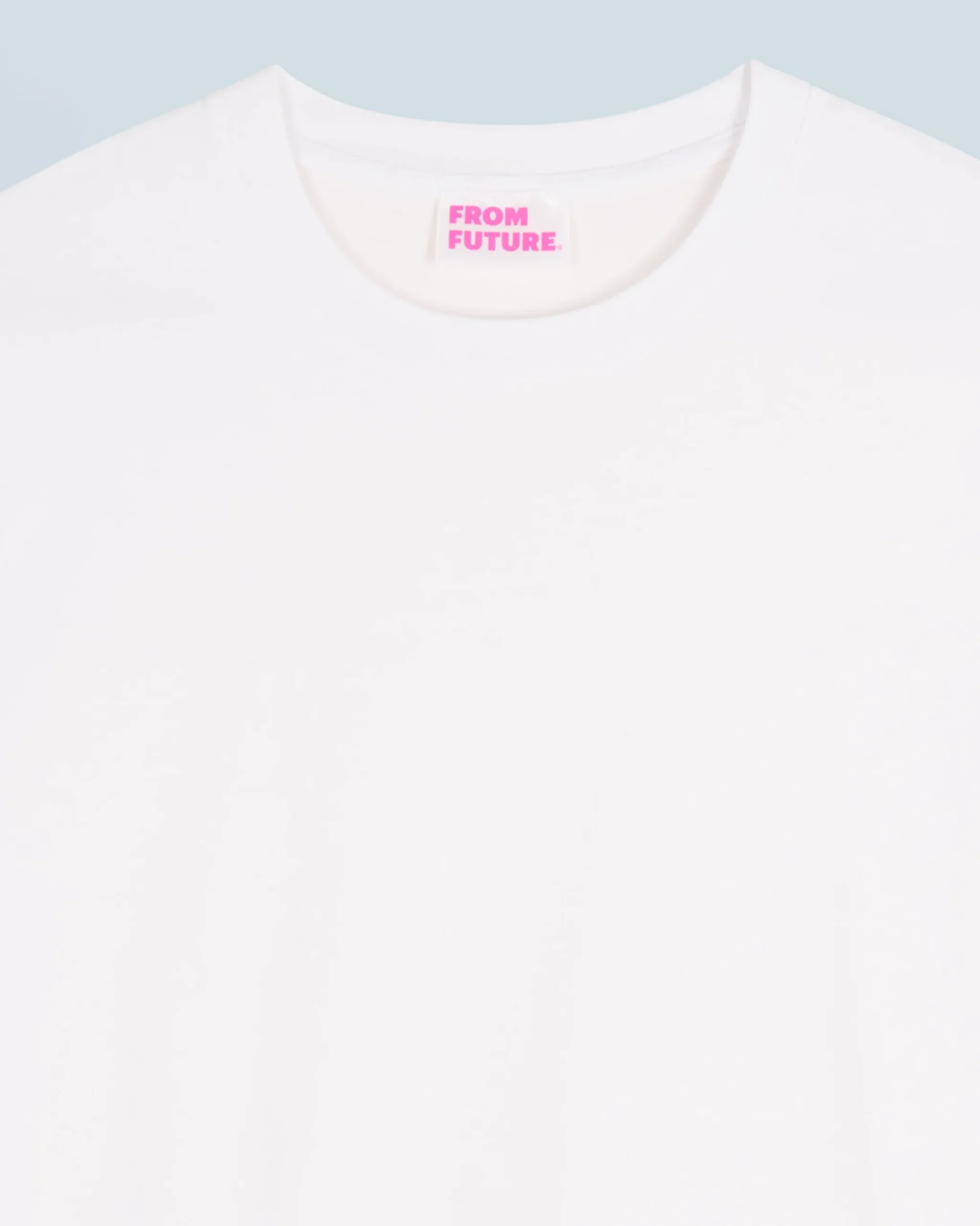 FROM FUTURE T-Shirt Scollo tondo Maniche corte Bianco Flash Sale