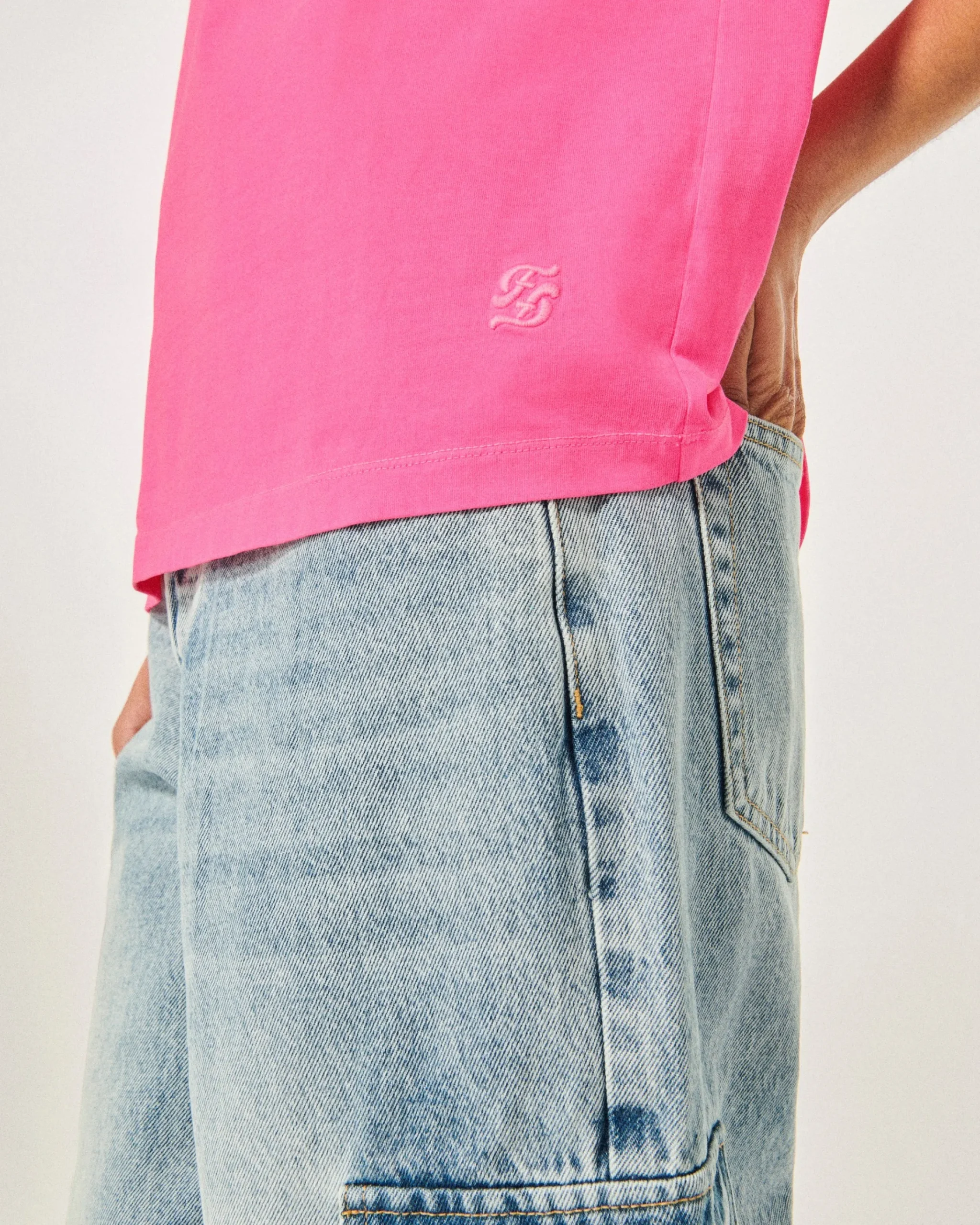 FROM FUTURE T-Shirt Scollo tondo Maniche corte TropicalPink Online