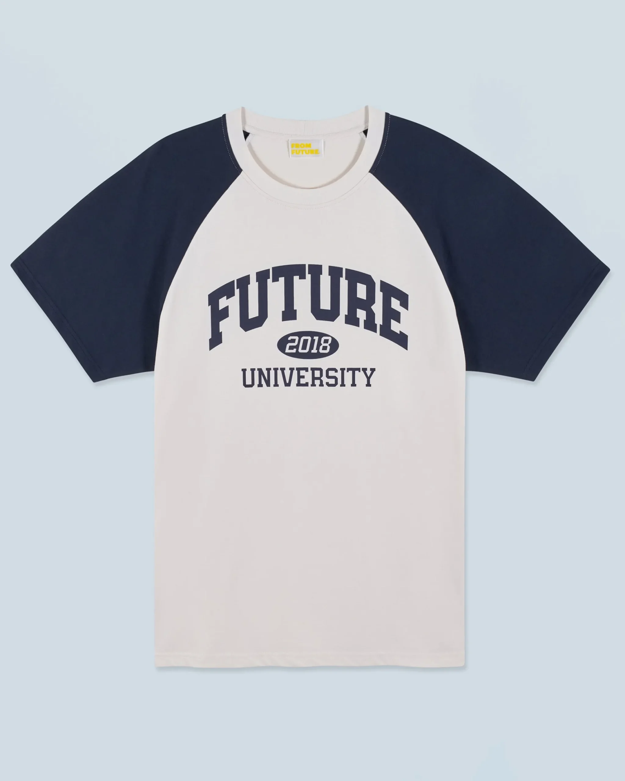FROM FUTURE T-Shirt Scollo tondo Maniche corte Future University Sabbiadeldeserto Best Sale