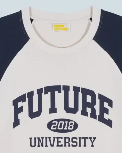 FROM FUTURE T-Shirt Scollo tondo Maniche corte Future University Sabbiadeldeserto Best Sale