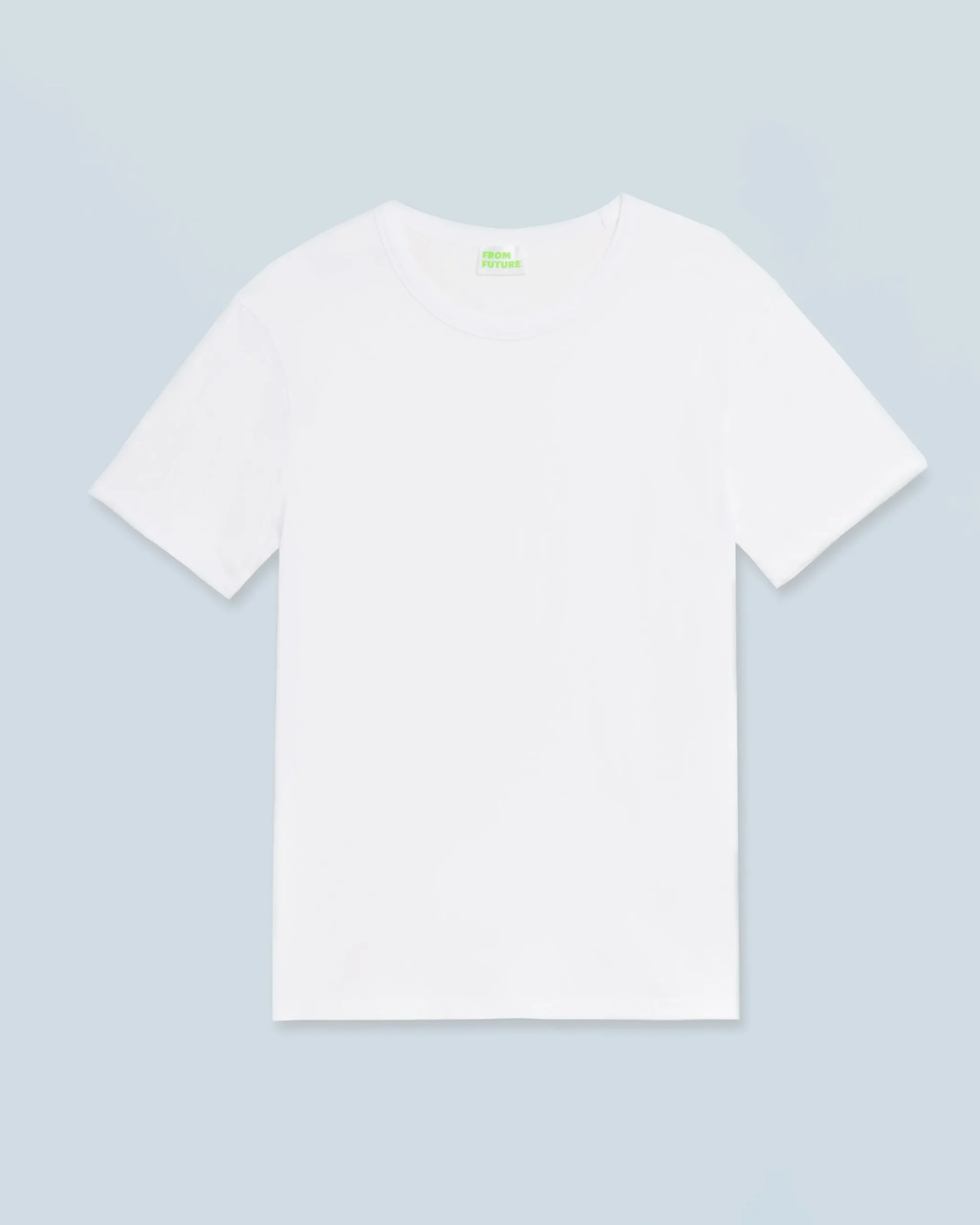 FROM FUTURE T-Shirt Scollo tondo Maniche corte Bianco Discount