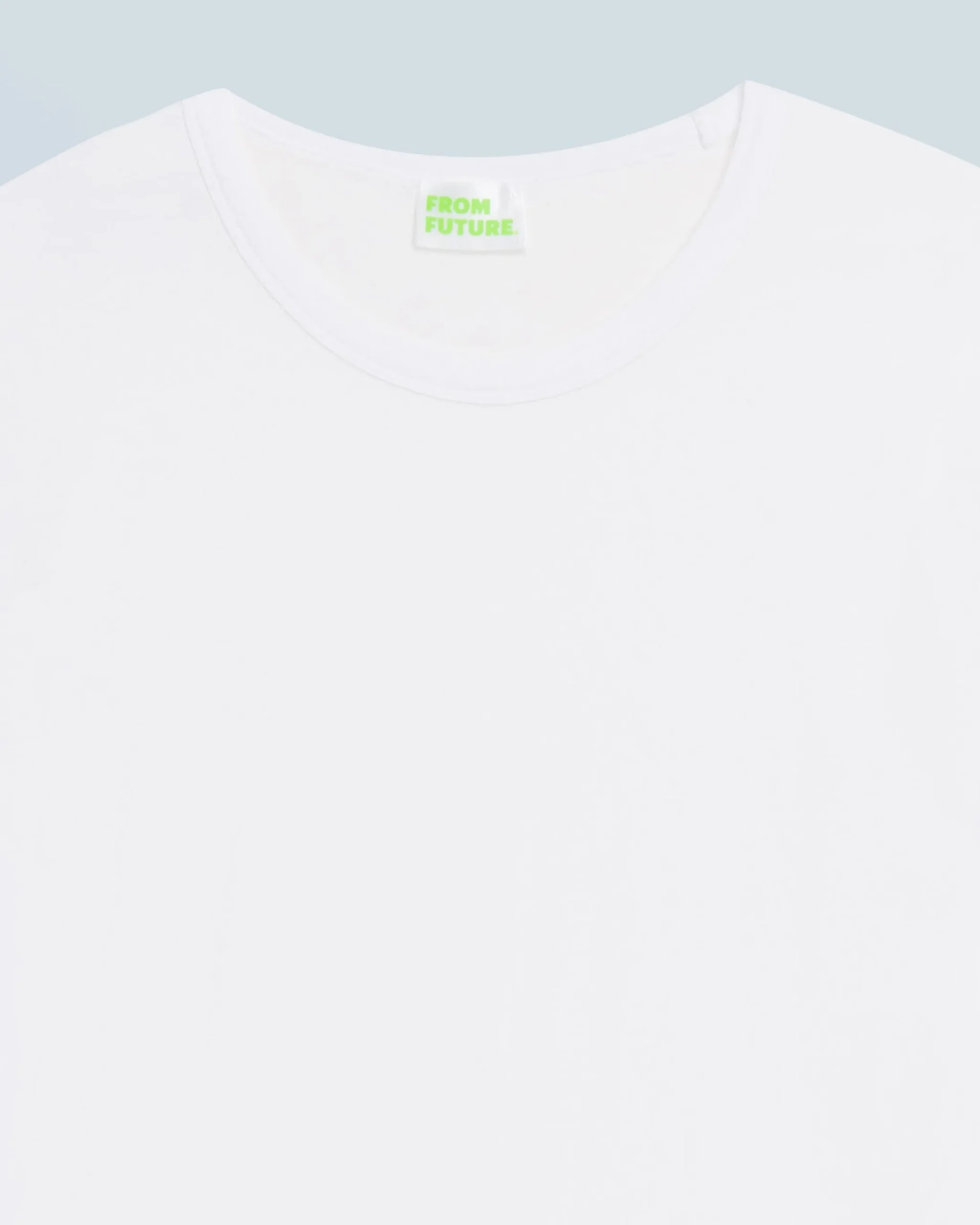FROM FUTURE T-Shirt Scollo tondo Maniche corte Bianco Discount