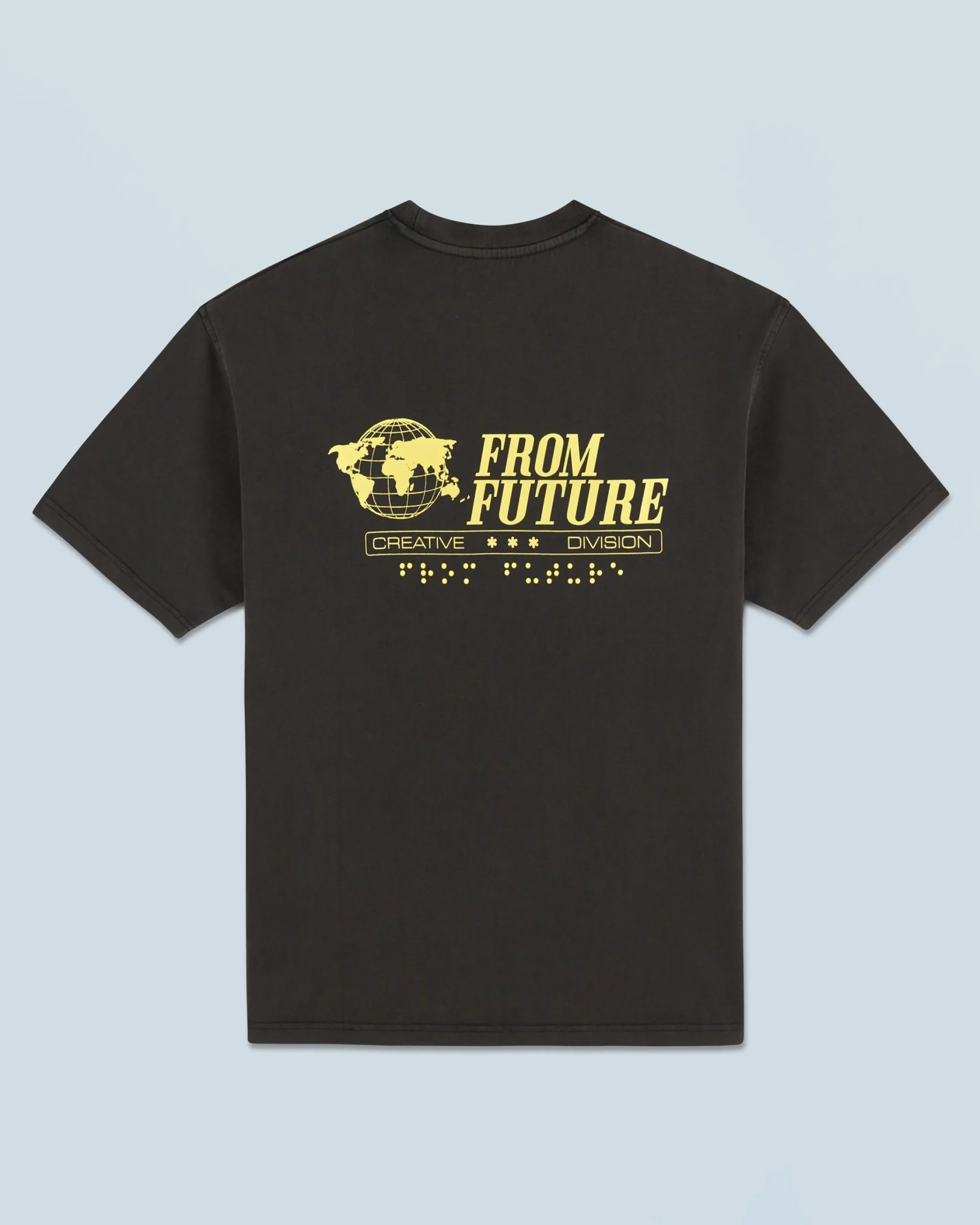 FROM FUTURE T-shirt Scollo tondo Maniche corte Ups Nerolavato Outlet