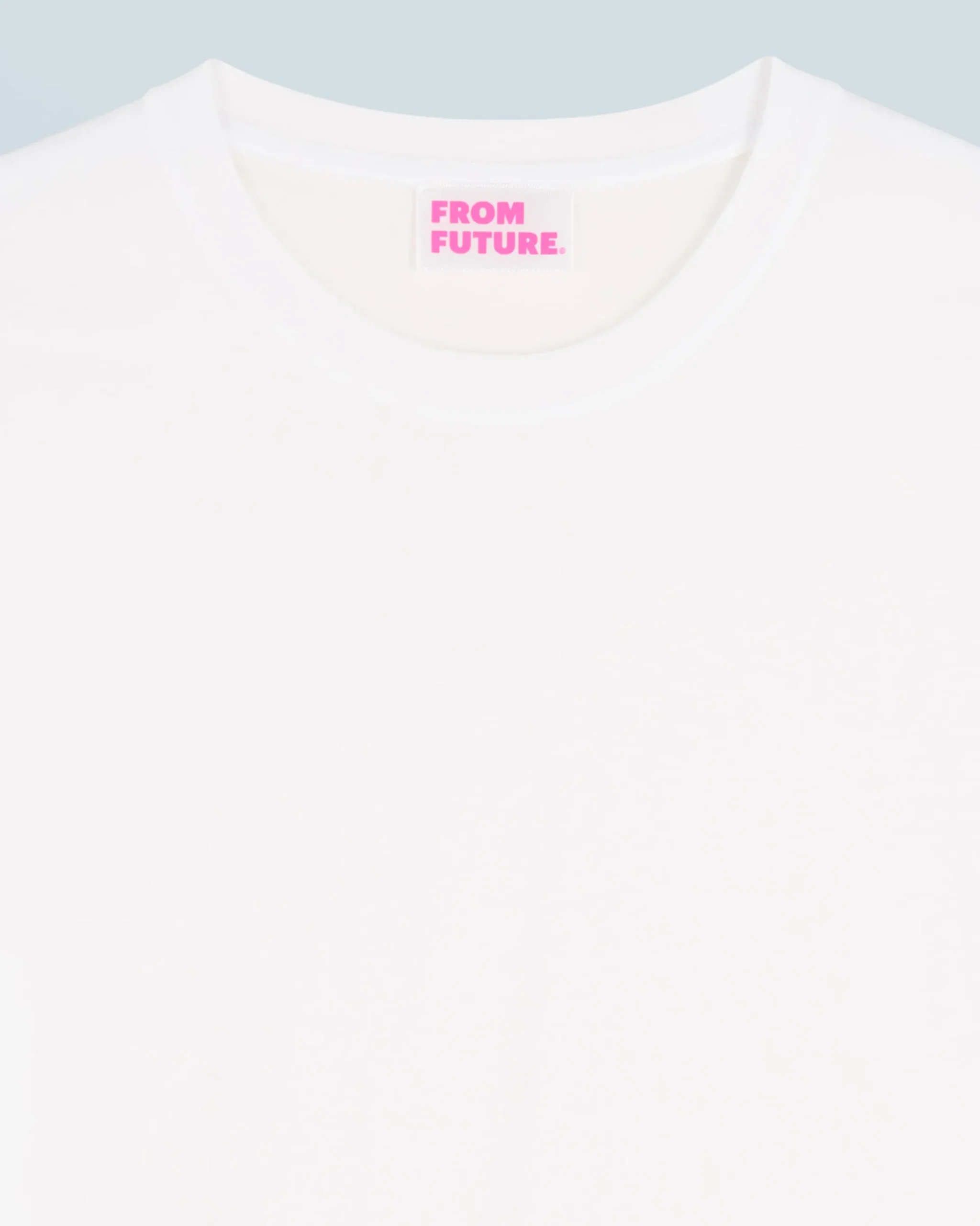 FROM FUTURE T-Shirt Scollo tondo Supima Bianco Best