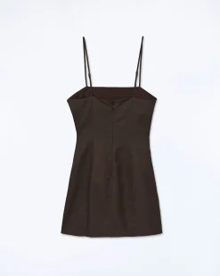 FROM FUTURE Vestito Corto con Spallina Rivka Cioccolato Store