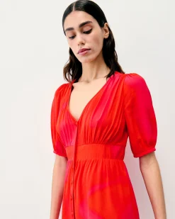 FROM FUTURE Vestito Corto Maniche corte Déborah UtopicPink Best Sale