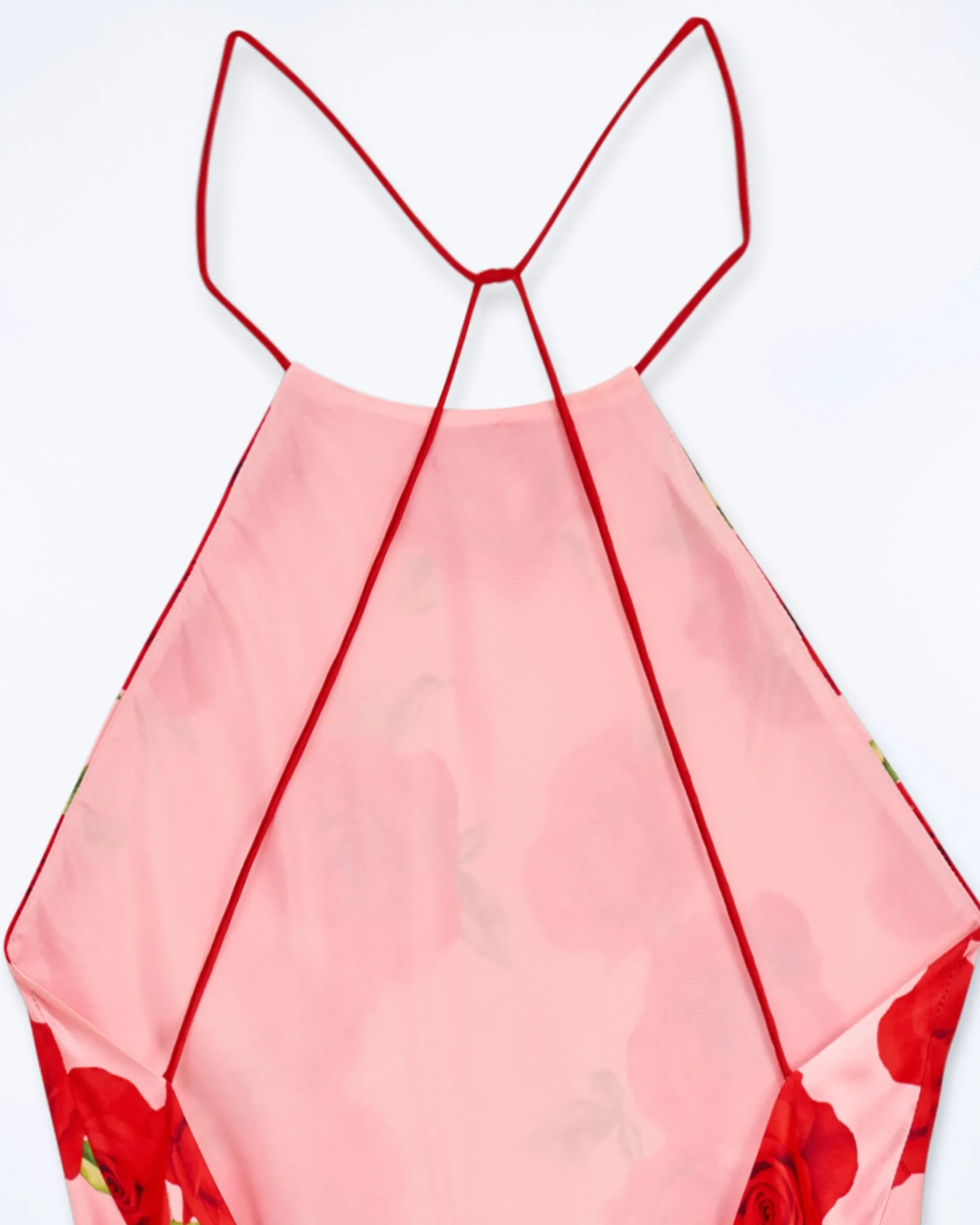FROM FUTURE Vestito Corto Spallina Selena HotRoses Clearance