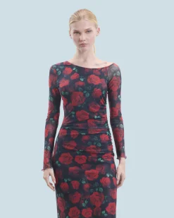 FROM FUTURE Vestito Lungo Asimmetrico PassionateRose Shop