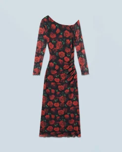 FROM FUTURE Vestito Lungo Asimmetrico PassionateRose Shop