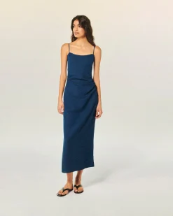 FROM FUTURE Vestito Lungo con Spallina MarinaMilitare Cheap