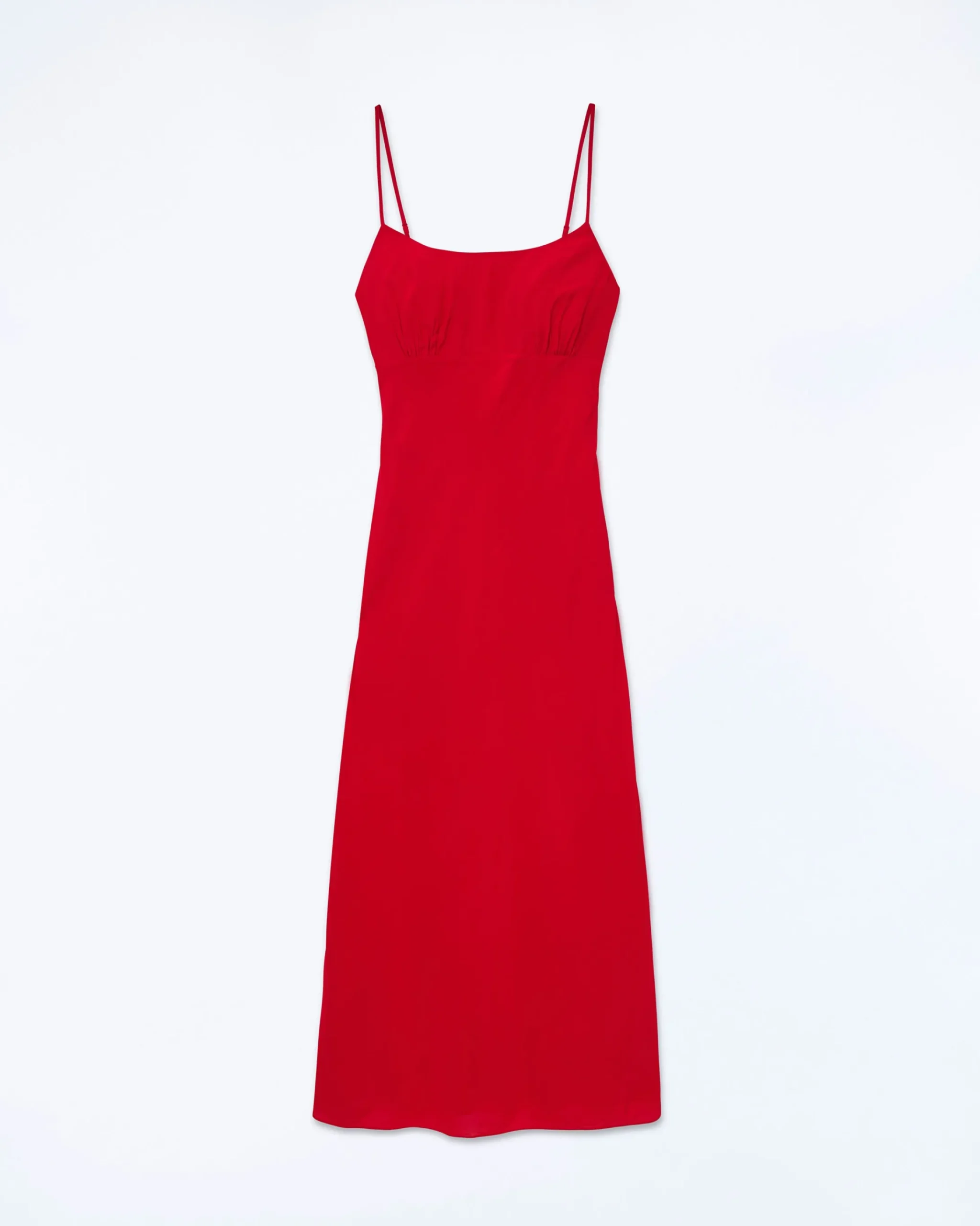 FROM FUTURE Vestito Lungo con Spallina Ilona Rosso Hot