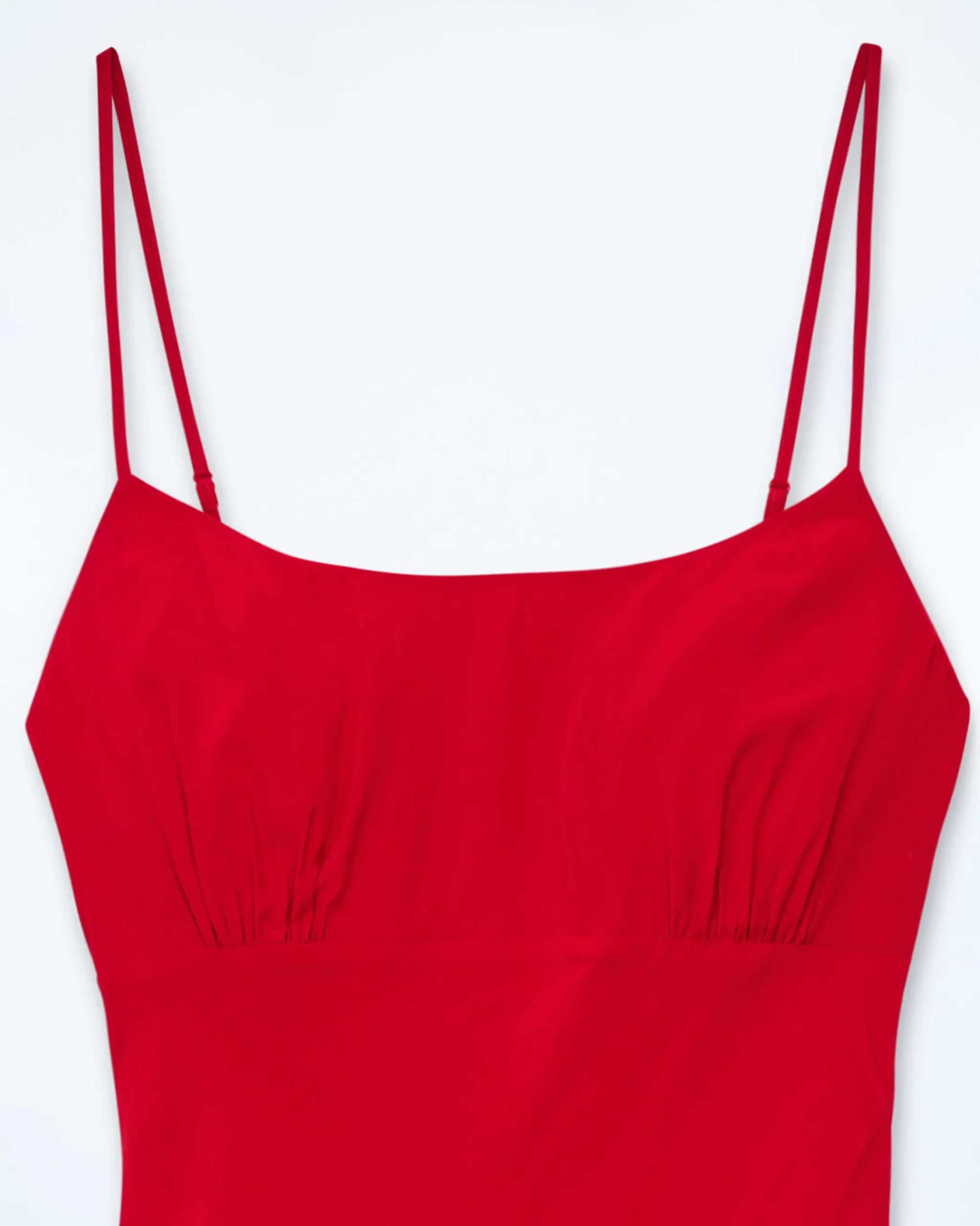 FROM FUTURE Vestito Lungo con Spallina Ilona Rosso Hot