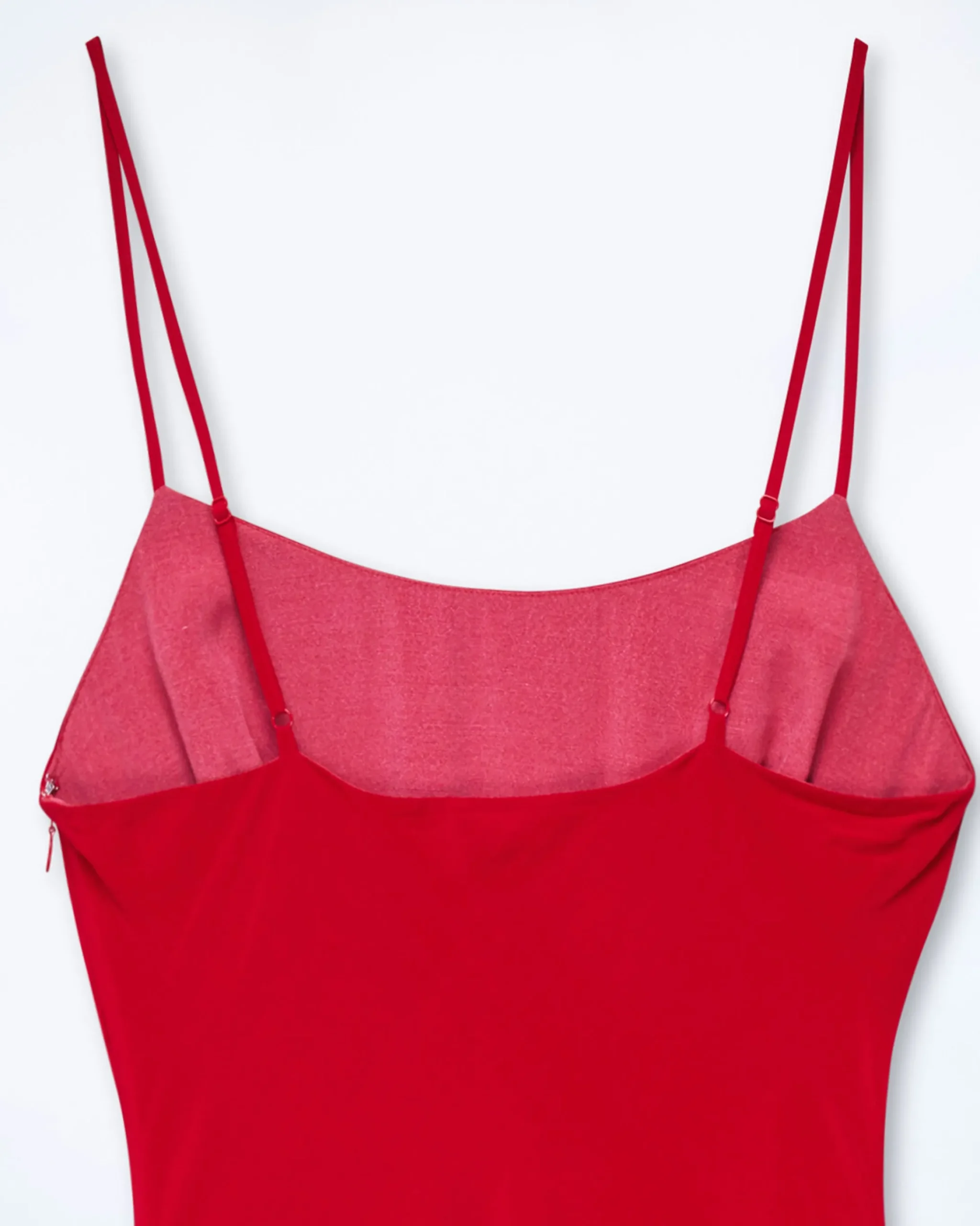 FROM FUTURE Vestito Lungo con Spallina Ilona Rosso Hot