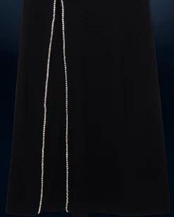 FROM FUTURE Vestito Lungo Maniche lunghe Nero Shop