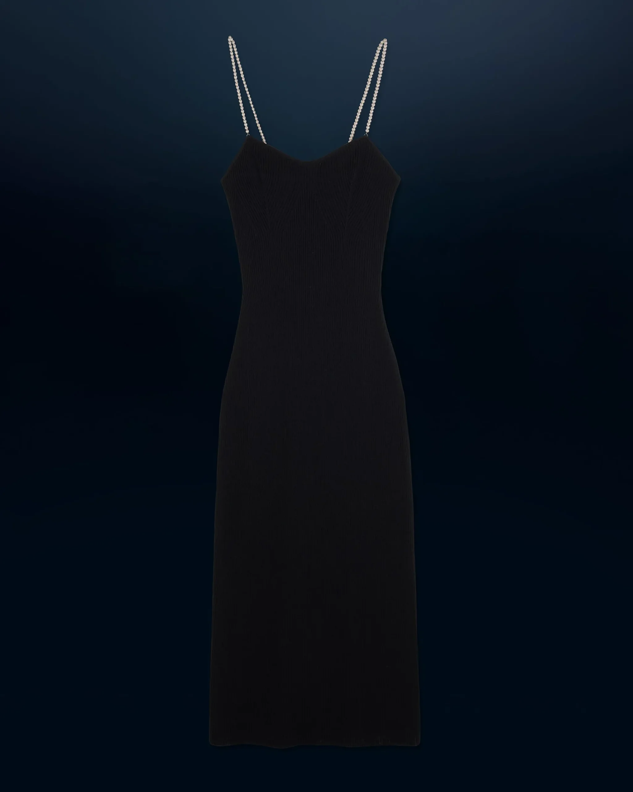 FROM FUTURE Vestito Lungo Spallina Nero Outlet