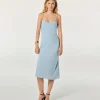 FROM FUTURE Vestito Lungo Spallina Emmy BabyBlue Shop