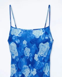 FROM FUTURE Vestito Lungo Spallina Gisele RomanticRoses Sale