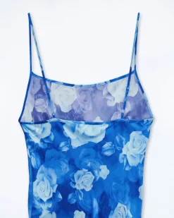 FROM FUTURE Vestito Lungo Spallina Gisele RomanticRoses Sale