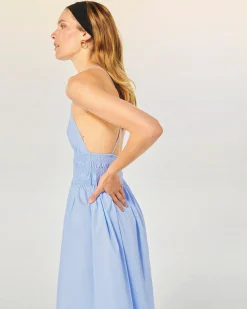 FROM FUTURE Vestito Lungo Spallina Liah BabyBlue Best