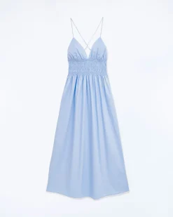 FROM FUTURE Vestito Lungo Spallina Liah BabyBlue Best