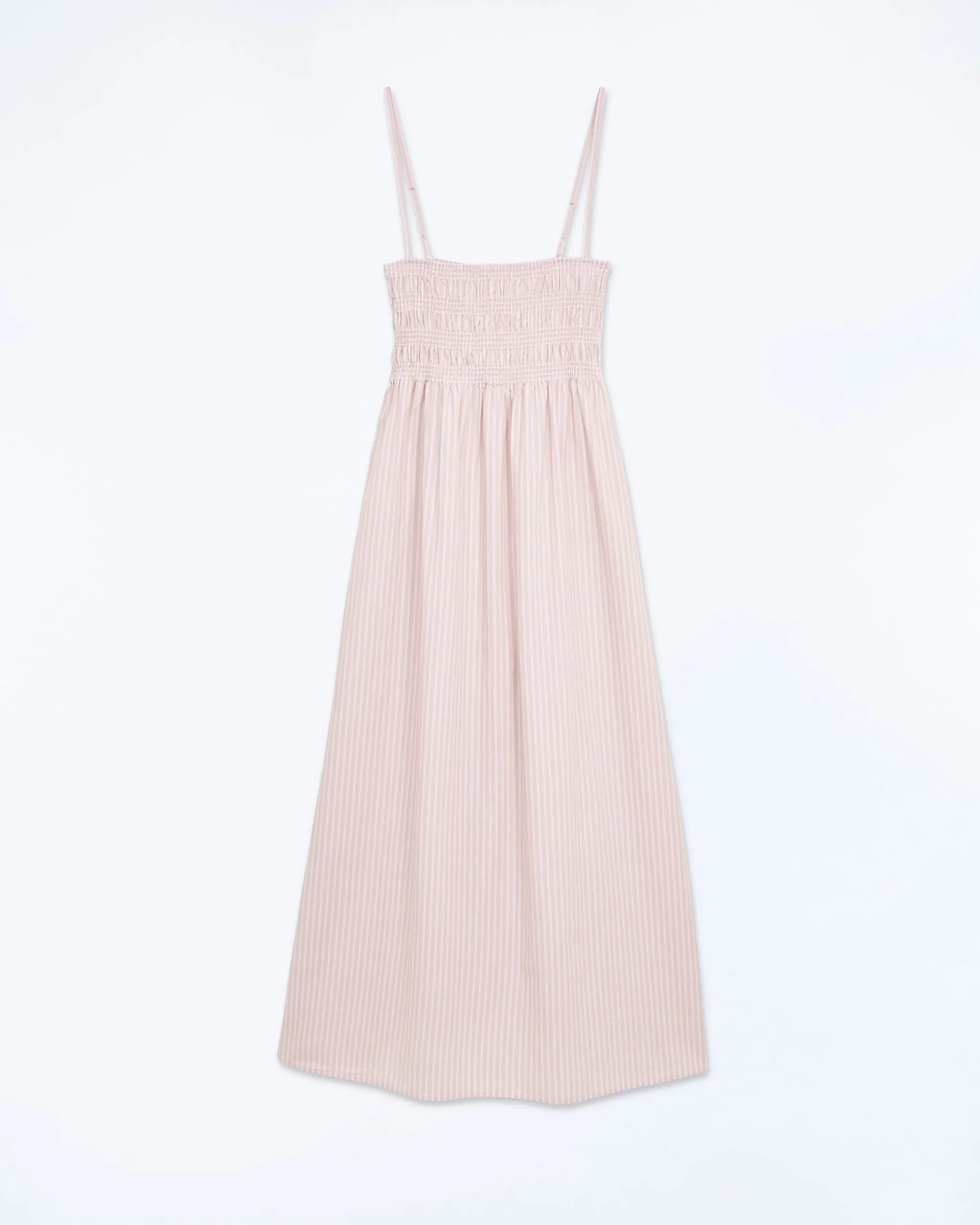 FROM FUTURE Vestito Lungo Spallina Mara Beigeastrisce Clearance