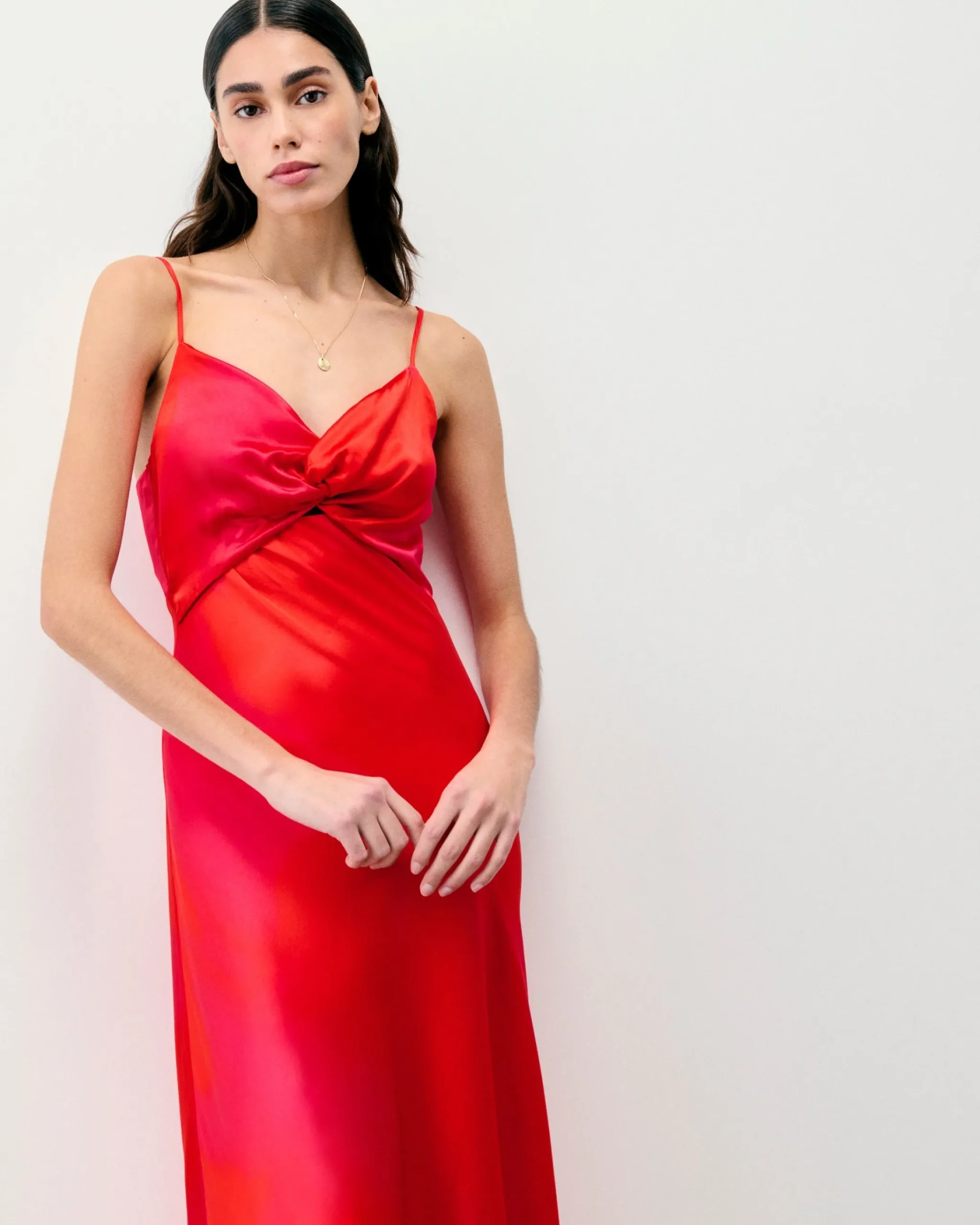 FROM FUTURE Vestito Lungo Spallina Salma UtopicPink Clearance