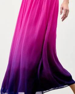 FROM FUTURE Vestito Lungo Spallina Sofia BlurrySunset Cheap