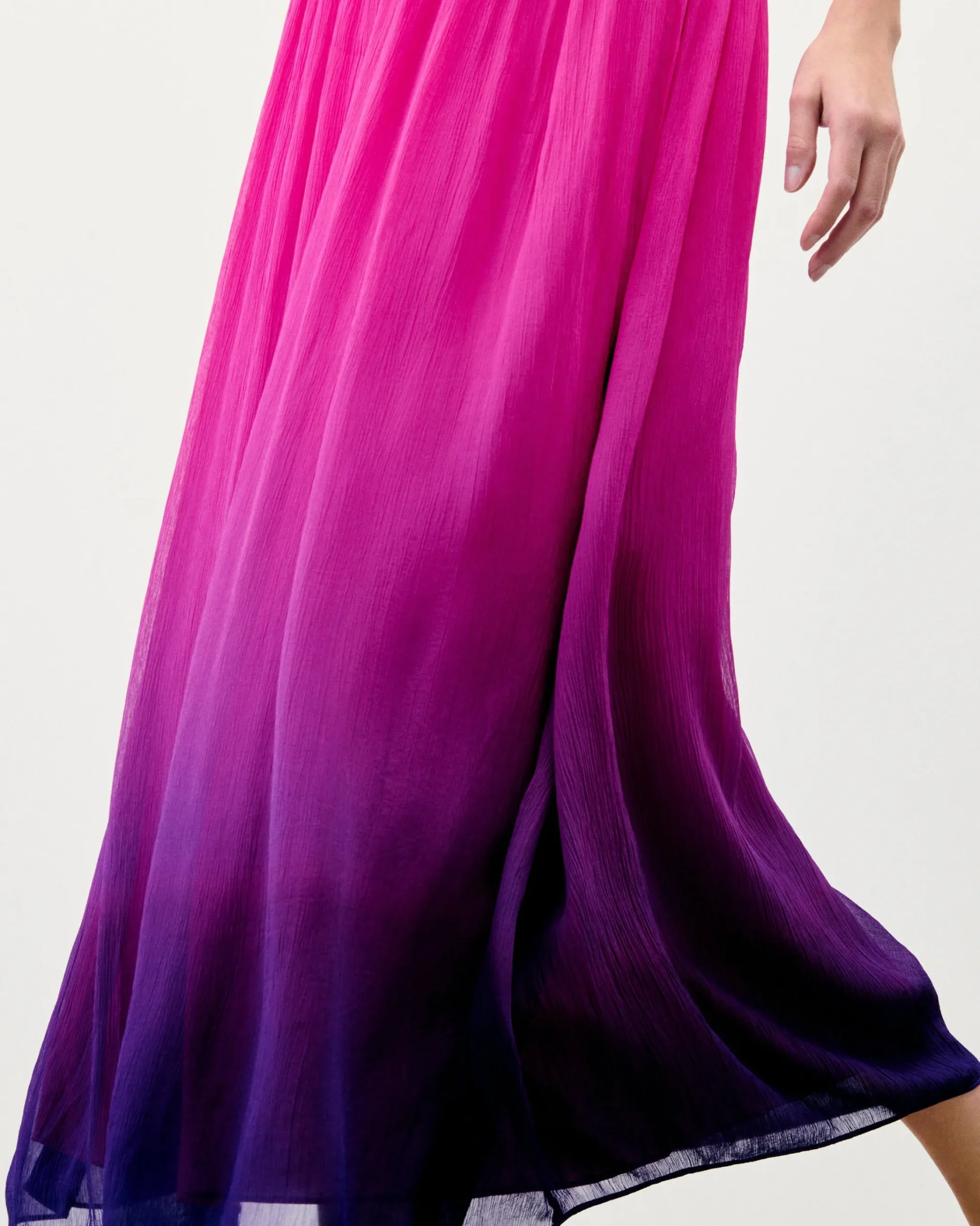 FROM FUTURE Vestito Lungo Spallina Sofia BlurrySunset Cheap